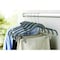 Simplify Velvet Hangers with Clips in Grey, 6PK 23250-GREY - alternate 3